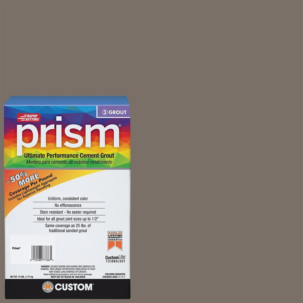 Prism #185 New Taupe 17 lb. Ultimate Performance Grout - Hercitys