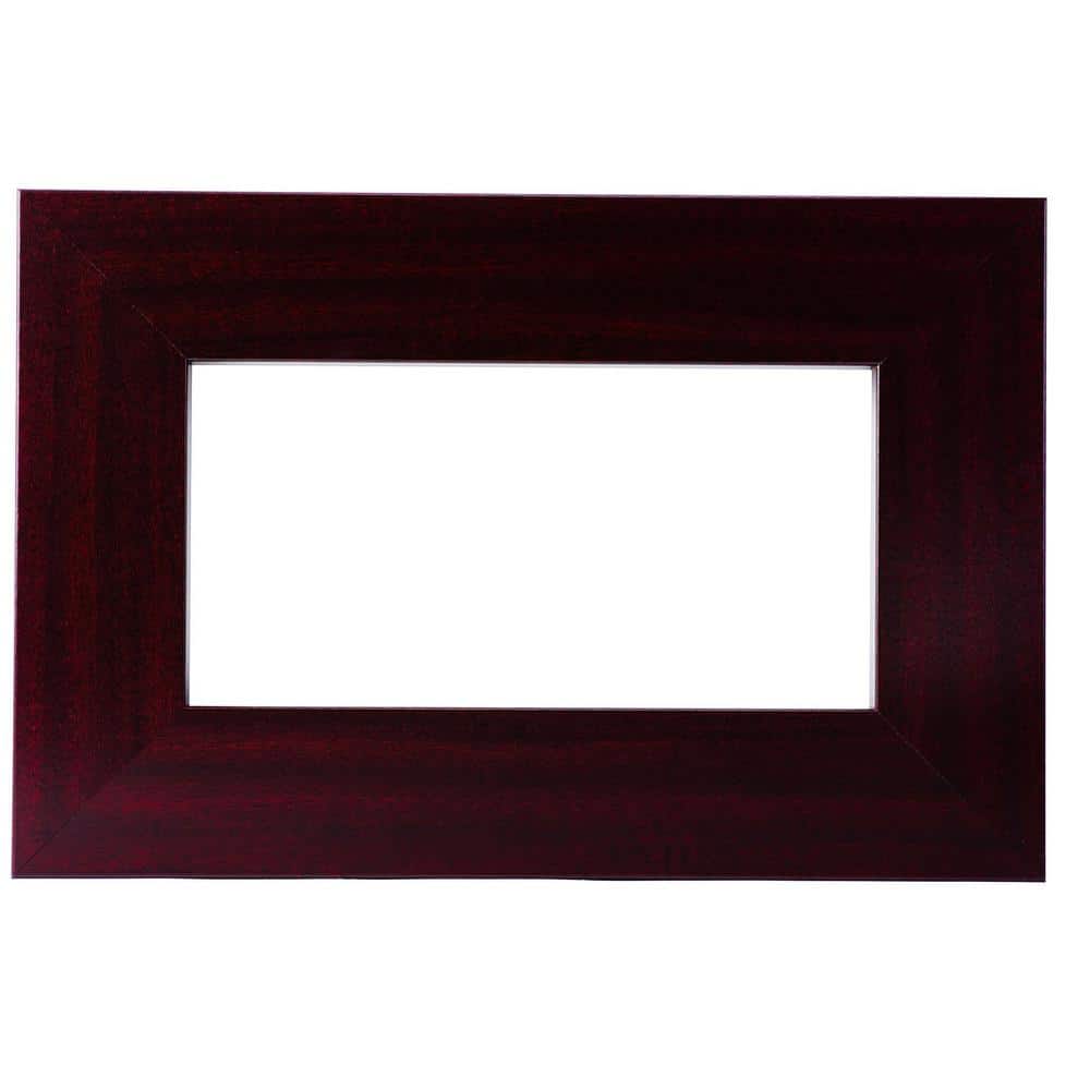 Dornish Mahogany 48 in. x 36 in. DIY Mirror Frame Kit Mirror Not Included - Hercitys