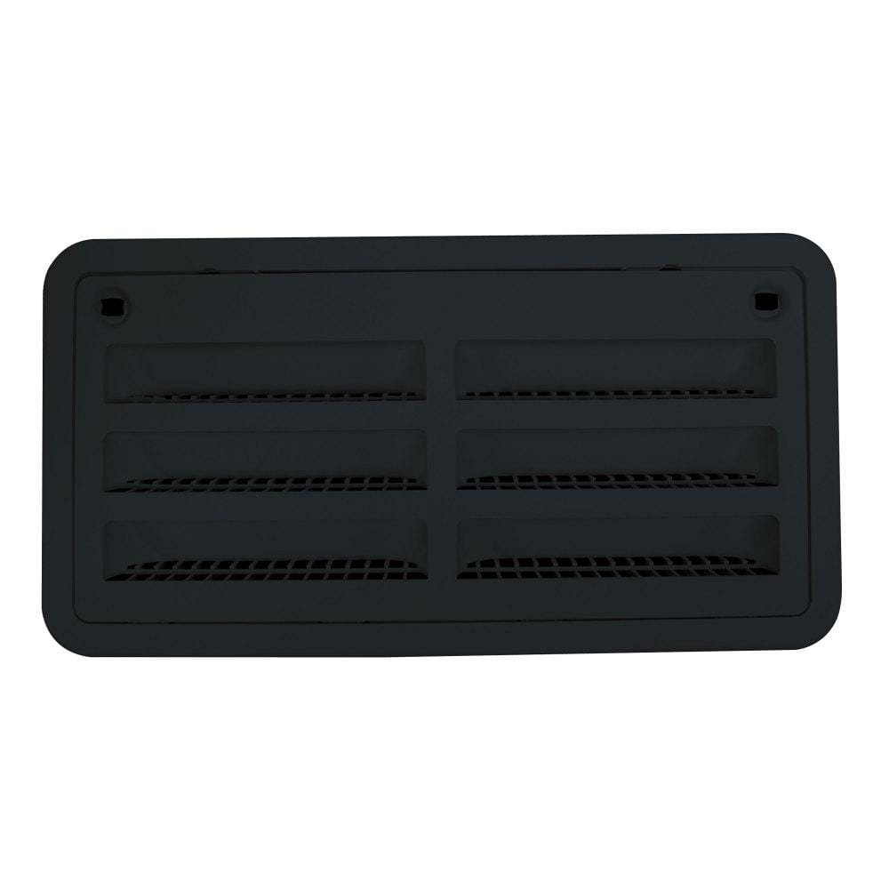 Refrigerator Upper/Lower Plastic Sidewall Vent – Black - Hercitys