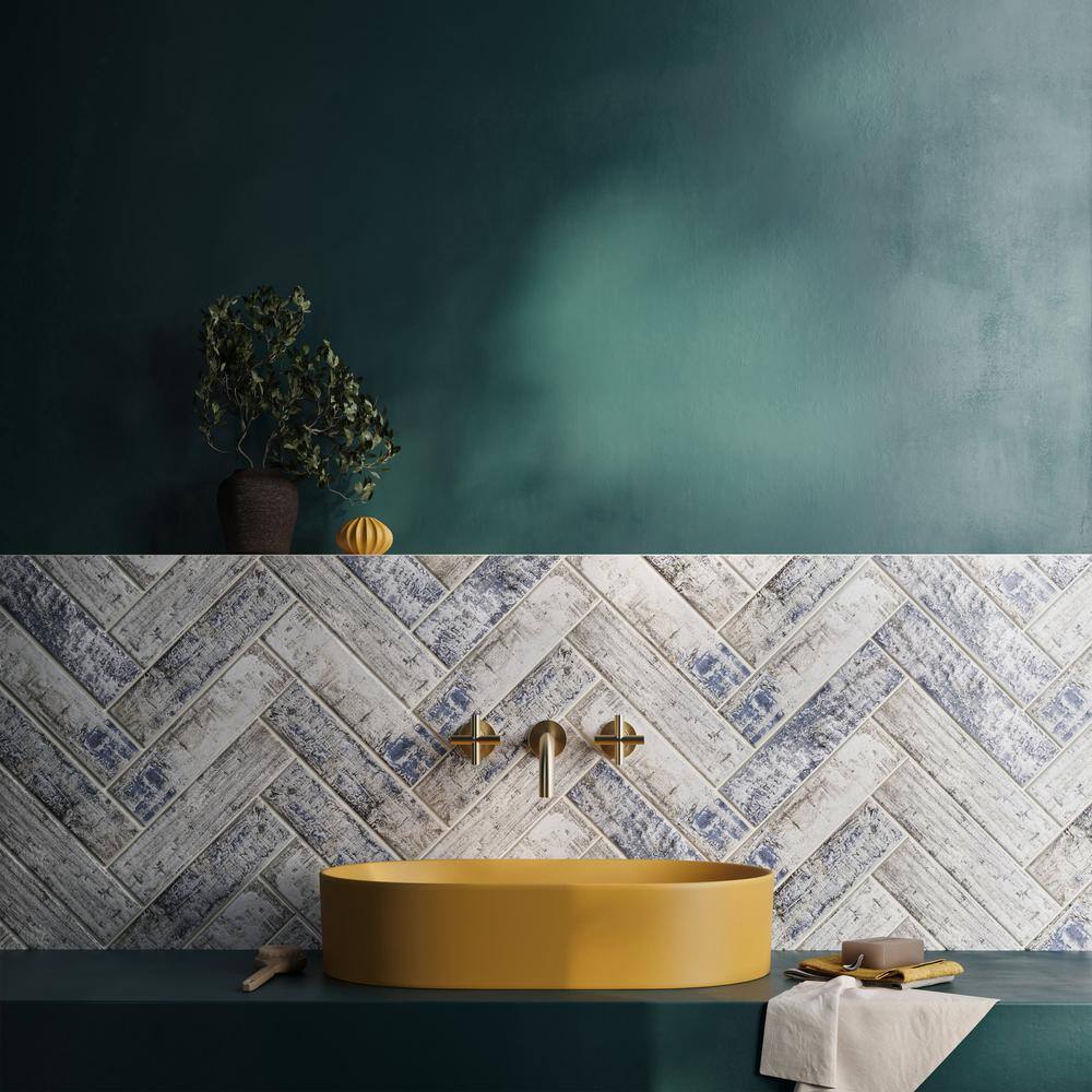 Strait Wood 3 in. x 12 in. 8mm Matte Ceramic Subway Wall Tile (22-piece 5.38 sq. ft. / box) - Hercitys