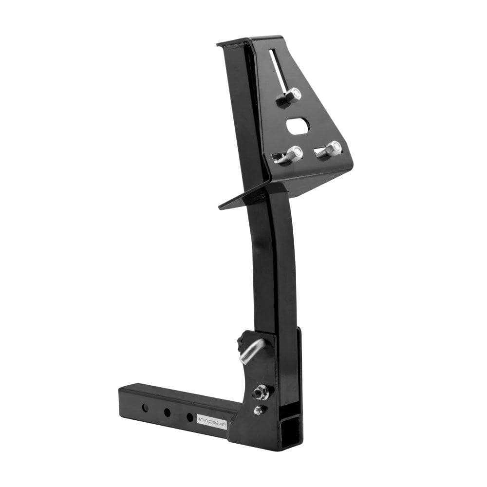 Pivoting Fold Down Hitch Mount Spare Tire Carrier for 2 in. Receivers - Hercitys