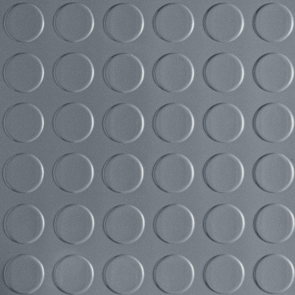 Coin 10×1 ft. Grey Vinyl Garage Flooring Rolls - Hercitys