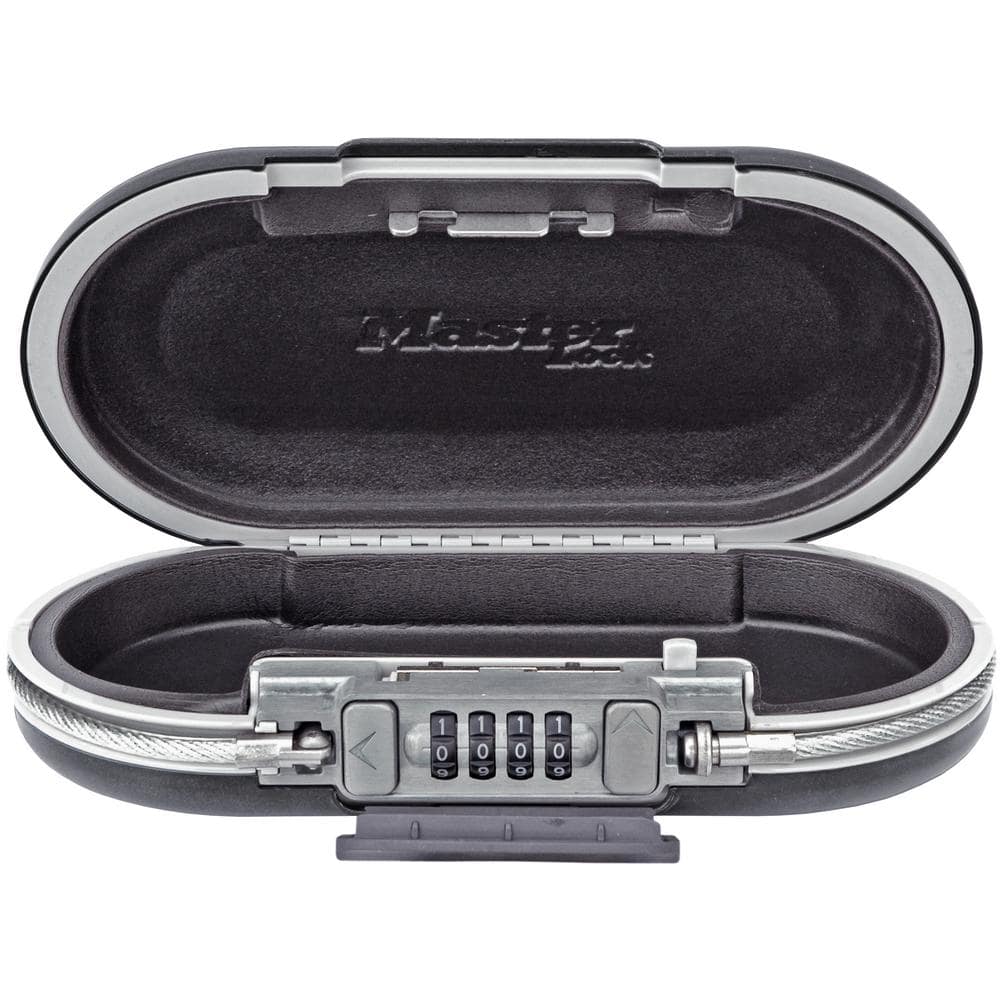 Portable Safe, Resettable Combination, Black - Hercitys