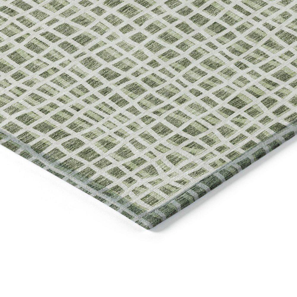 Chantille Machine Washable Indoor/Outdoor Abstract ACN729 Green 5 ft. x 7 ft. 6 in. Area Rug - Hercitys