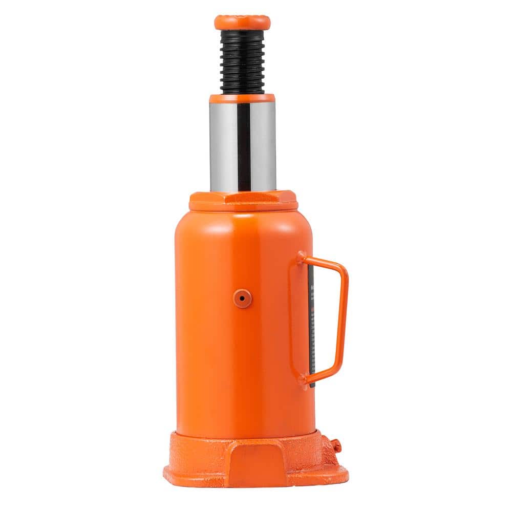 Hydraulic Bottle Jack, 20 Ton/44092 LBS. All Welded Bottle Jack, 7.5-14 in. Lifting Range, with 3-Section Long Handle - Hercitys