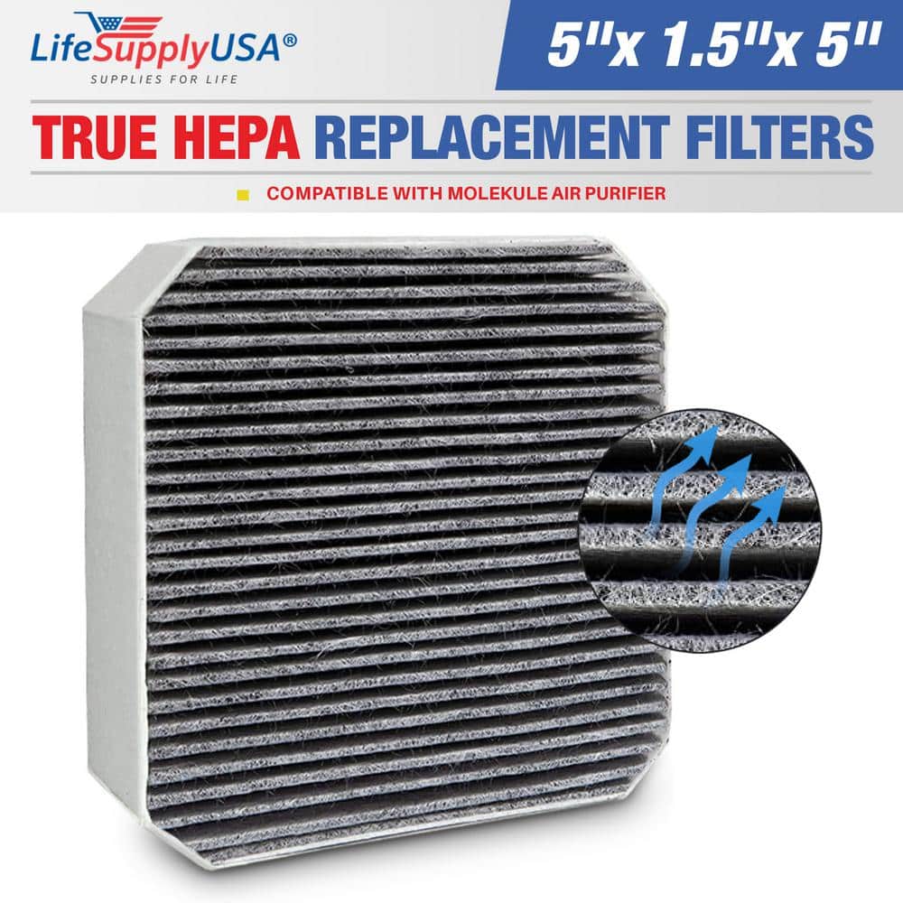True HEPA Filter Replacement Compatible with Molekule Air Purifier - Hercitys