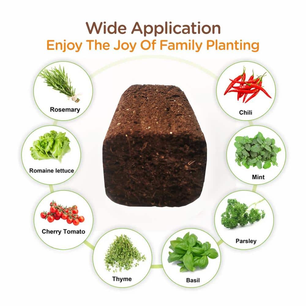 Garden Soil with Tray for In-Ground Use, Gardens and Raised Beds, Flowers, Vegetables, Trees, Shrubs - Hercitys