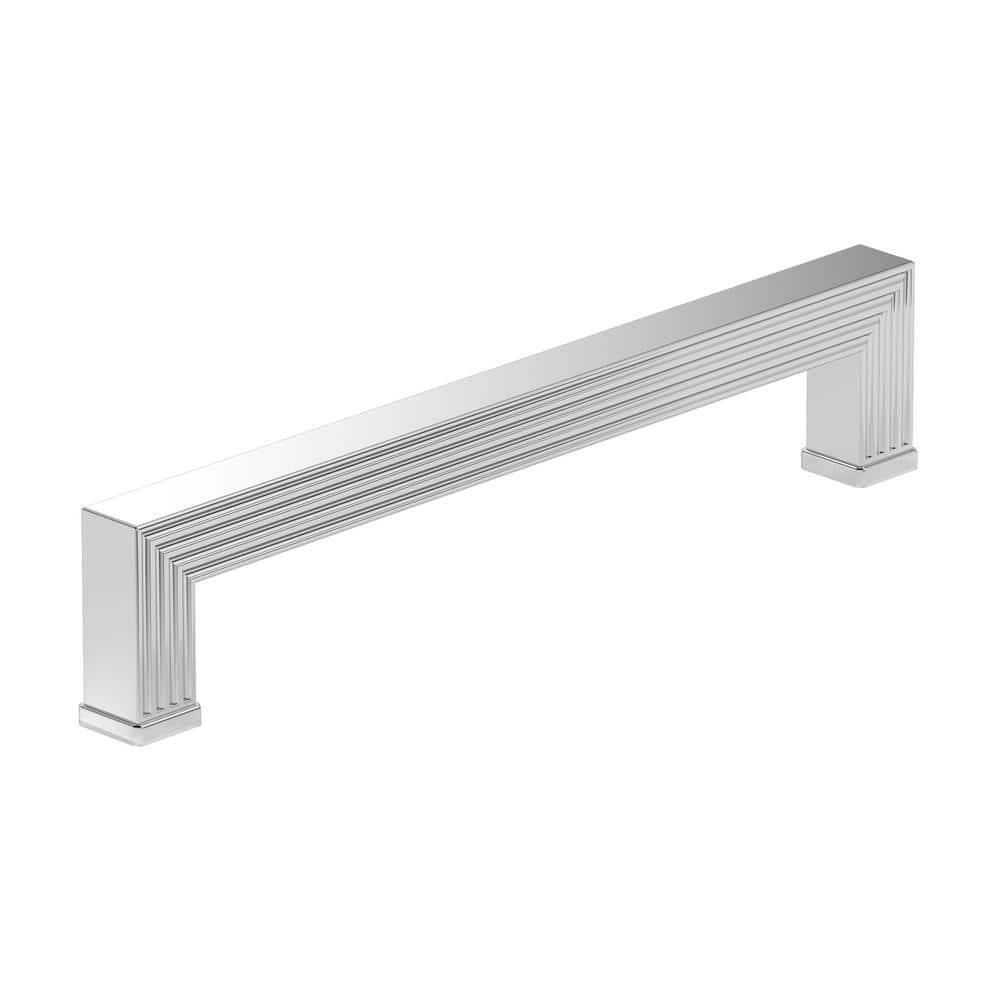 Como Collection 7-9/16 in. (192 mm) Classic Chrome Rectangular Cabinet Bar Pull - Hercitys