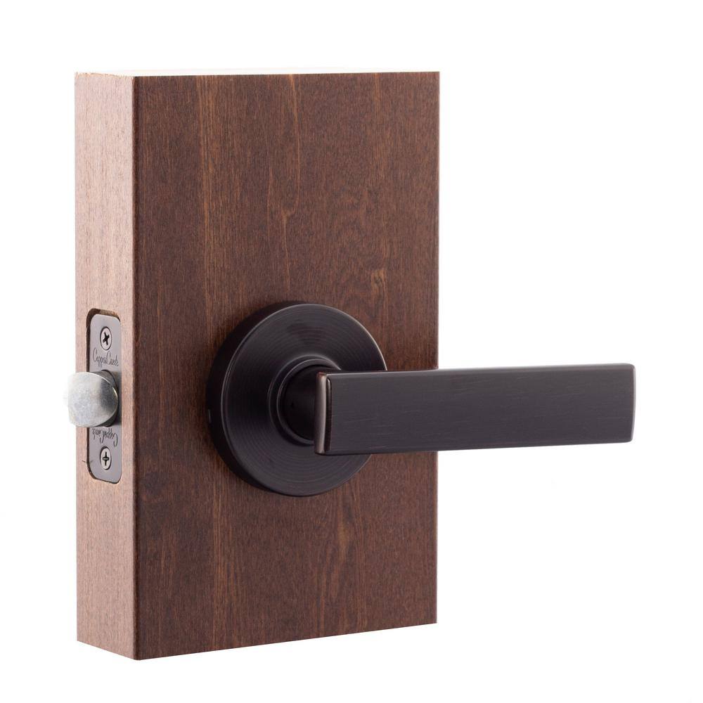 Craftsman Remi Tuscan Bronze Hall/Closet Door Lever with Round Rosette - Hercitys