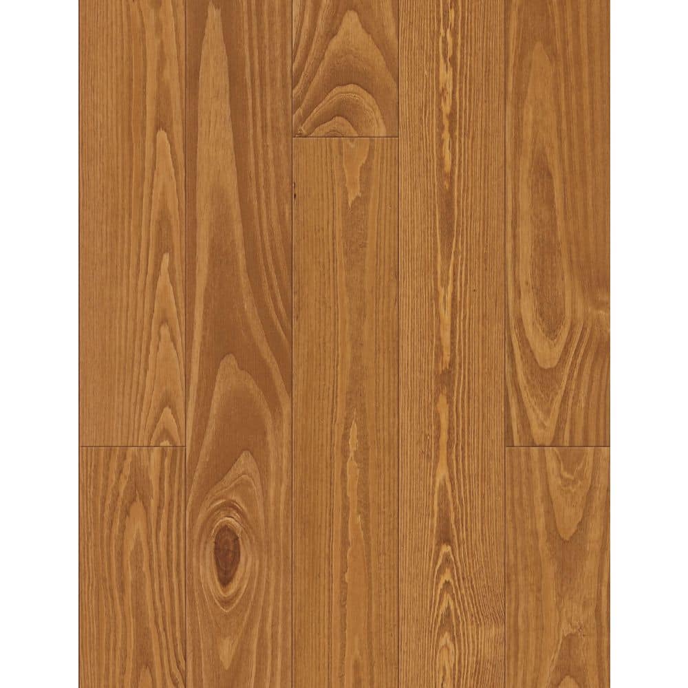Antiqued Wire Brushed Honey Pine 3/4 in. T x 5-1/8 in. Wide x Random Length Solid Hardwood Flooring (23.3 sq. ft.) - Hercitys