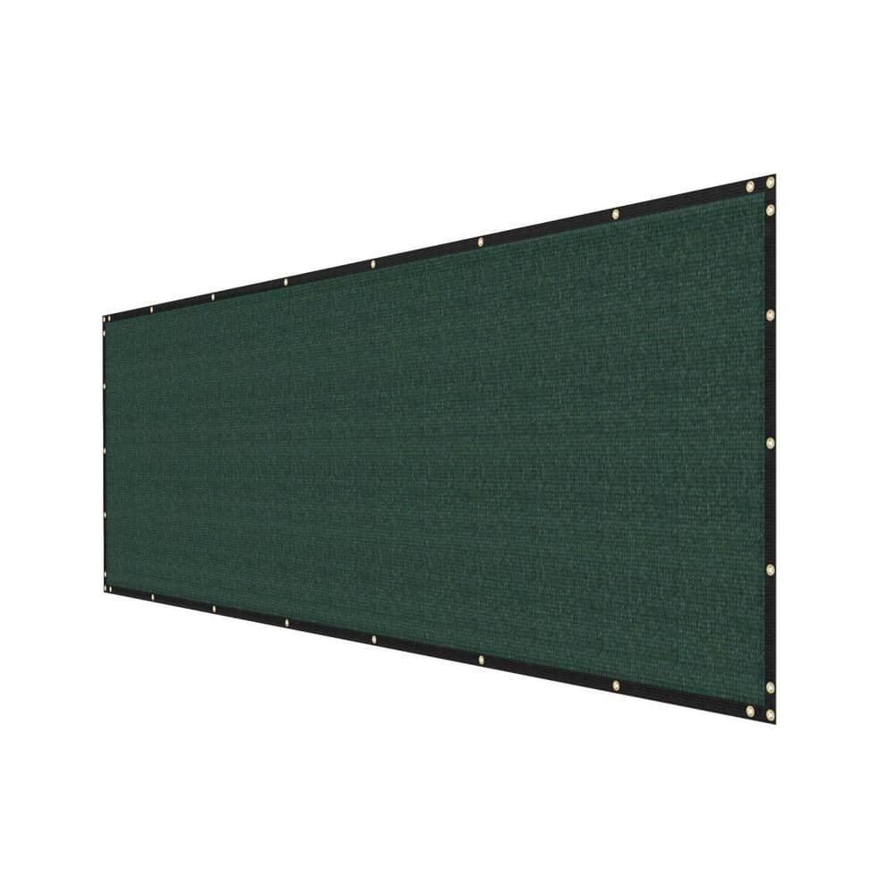 6 ft. x 50 ft. Green Polyethylene Privacy Fence Screen - Hercitys