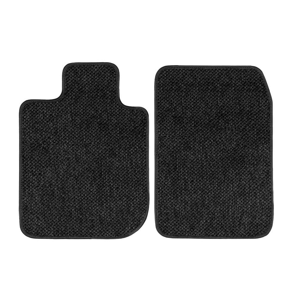 Tesla Model X (5-Passenger) Charcoal All-Weather Textile Car Mats, Custom Fit for 2016-2020 – Carpet Car Mats (2-Piece) - Hercitys