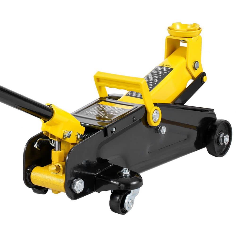 Low Profile Floor Jack 2 Ton, 4400 lbs., Heavy Duty Iron Hydraulic Racing Floor Jack, Hydraulic Car Jack - Hercitys