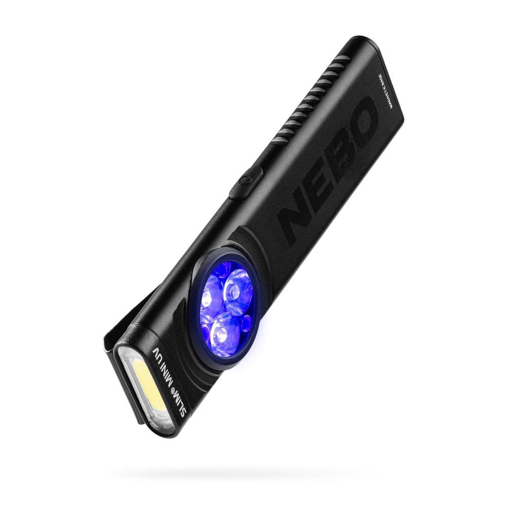 SLIM 360 LUMENS RECHAREABLE BATTERY LED UV POCKET PEN FLASHLIGHT - Hercitys