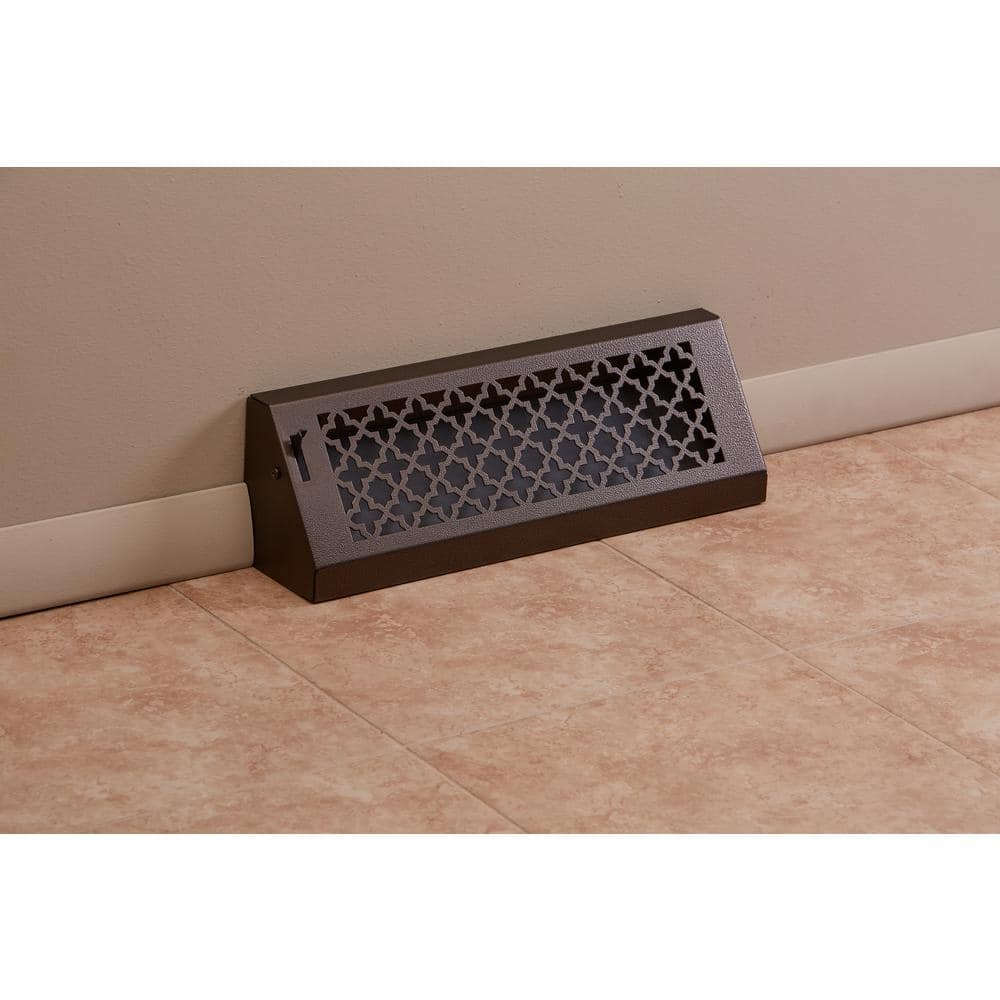 Victorian 15 in. Baseboard, Supply, Oil Rubbed Bronze/Powder Coat - Hercitys