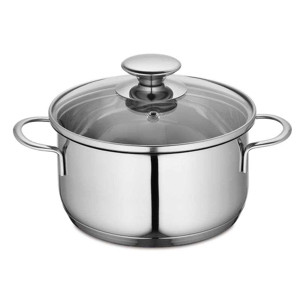 Kuchenprofi 1.6 qt. Stainless Steel Stock Pot with Glass Lid - Hercitys