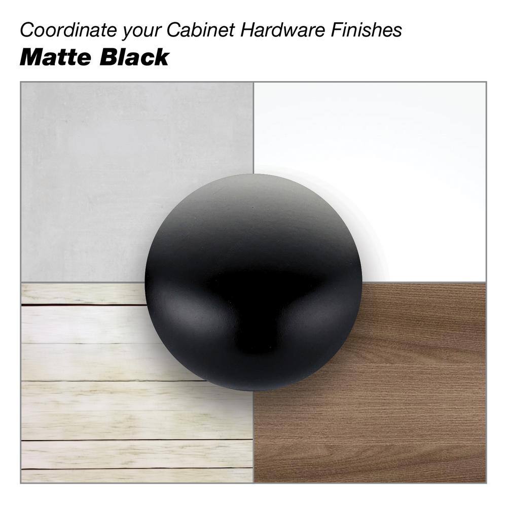 Salford Collection 5-1/16 in. (128 mm) Modern Matte Black Cabinet Egde Pull (10-Pack) - Hercitys