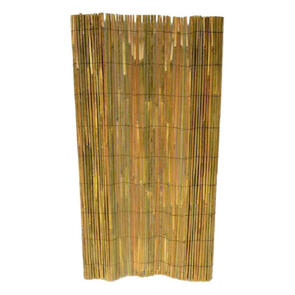 60 in. H Bamboo Slat Roll Garden Fence - Hercitys
