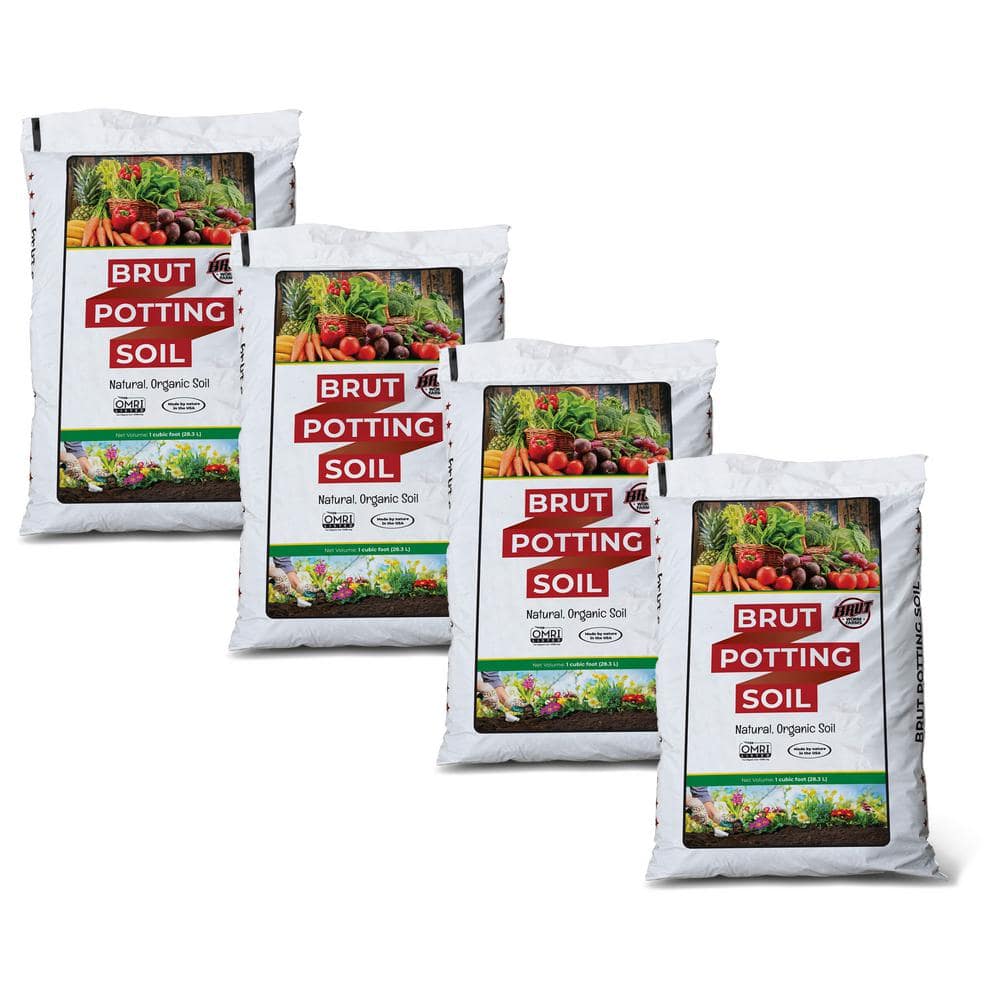 Super Soil All Purpose Rich Dark Blend Organic Soil (4-Pack) - Hercitys