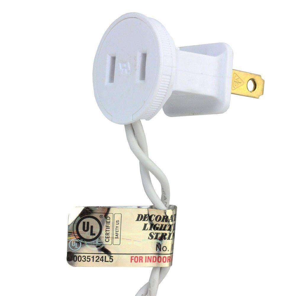 Set of 50 Red and White LED Wide Angle Christmas Lights – White Wire - Hercitys