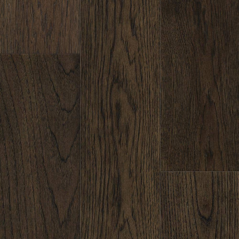 Sepia Brown Hickory Hickory 1/4 in. T x 6.5 in. W Click Lock W Brushed Engineered Hardwood Flooring (21.7 sq.ft./case) - Hercitys