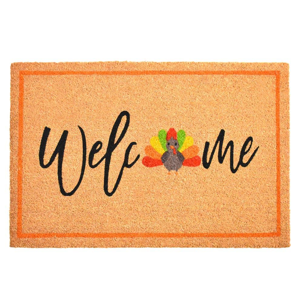 Turkey Welcome Doormat 24″ x 36″ - Hercitys
