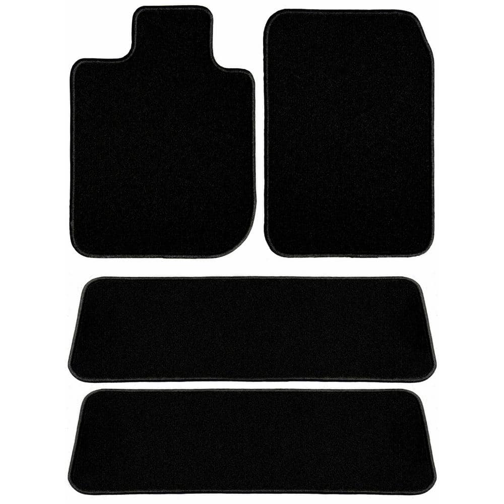 Ford Explorer Black Classic Carpet Car Mats/Floor Mats, Custom Fit for 2006-2010 – 3 Row (4-Piece) - Hercitys