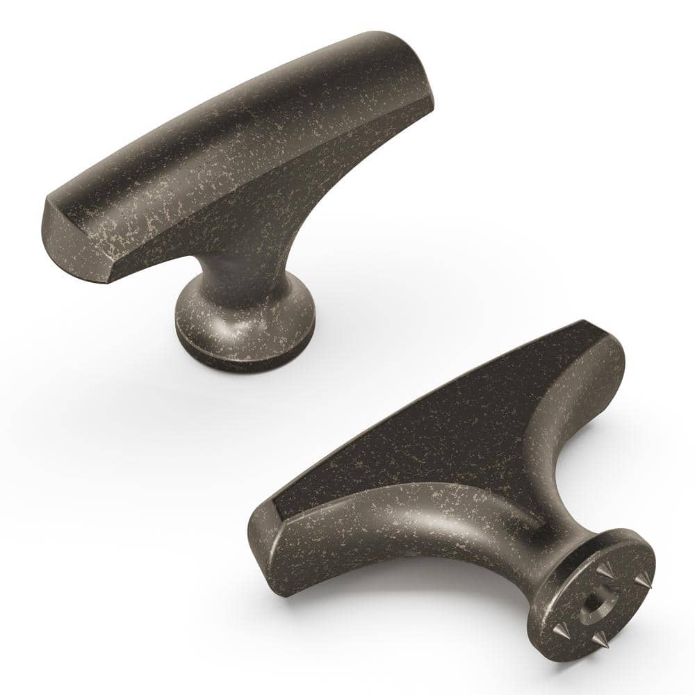 Greenwich 1-3/4 in. x 1/2 in. Windover Antique Cabinet Knob (10-Pack) - Hercitys