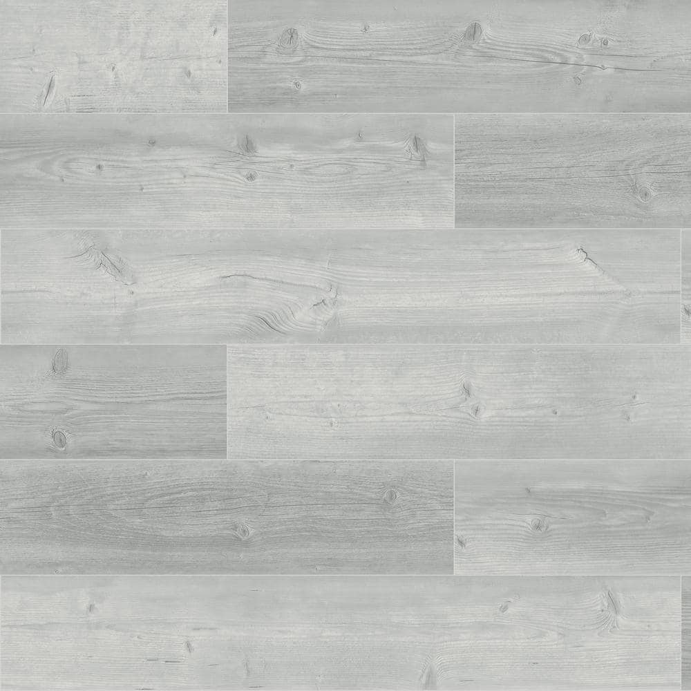White Wash Mountain Larch 10 mm T x 8 in. W Waterproof Laminate Wood Flooring (18.6 sqft/case) - Hercitys