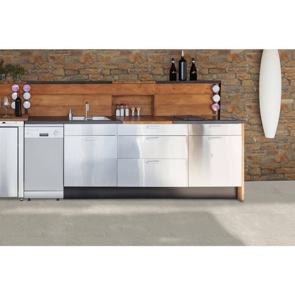 Living Style Pearl 2 cm. x 18 in. x 36 in. Matte Porcelain Stone Look Paver (216 sq. ft./pallet) - Hercitys