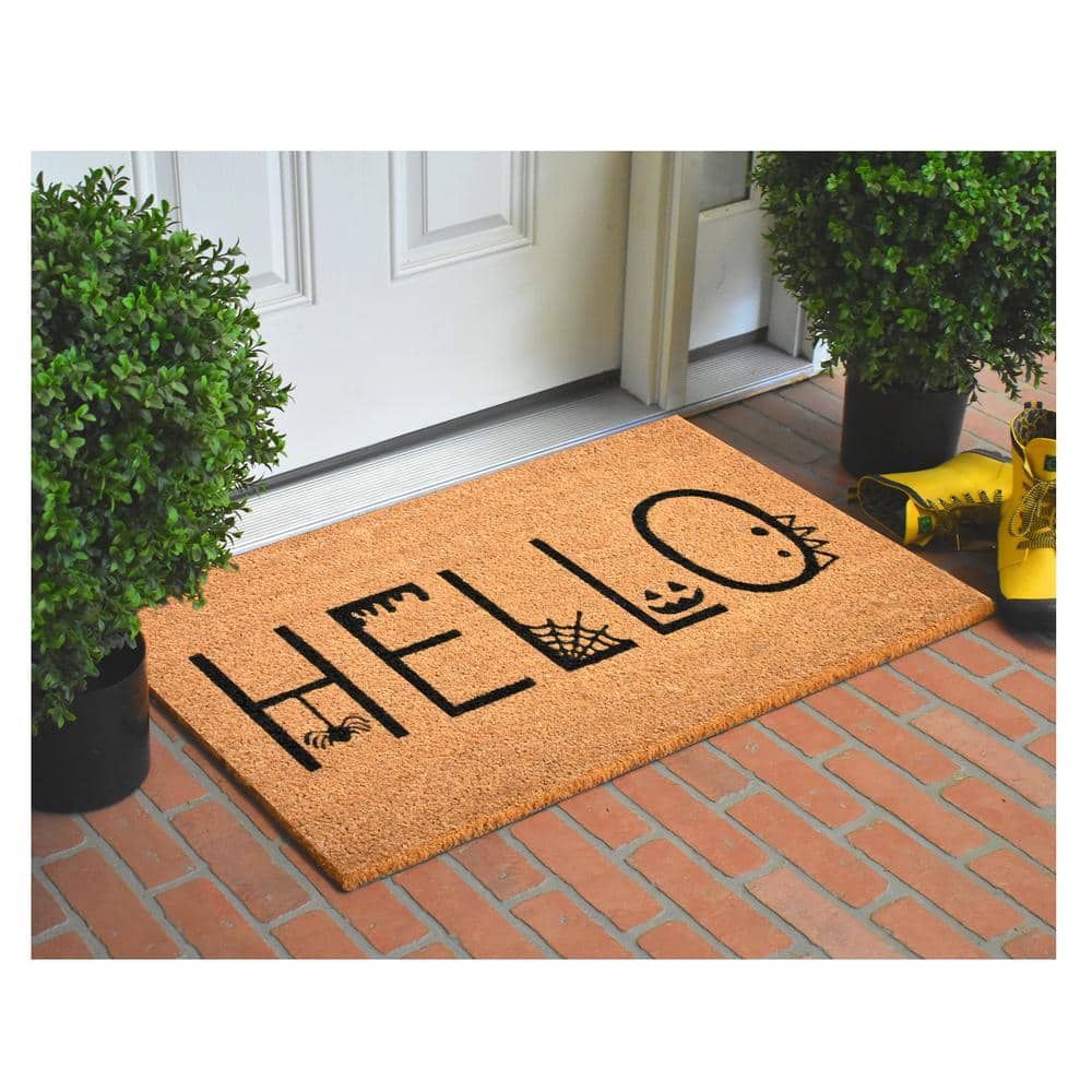Spooky Hello Doormat 24″ x 36″ - Hercitys