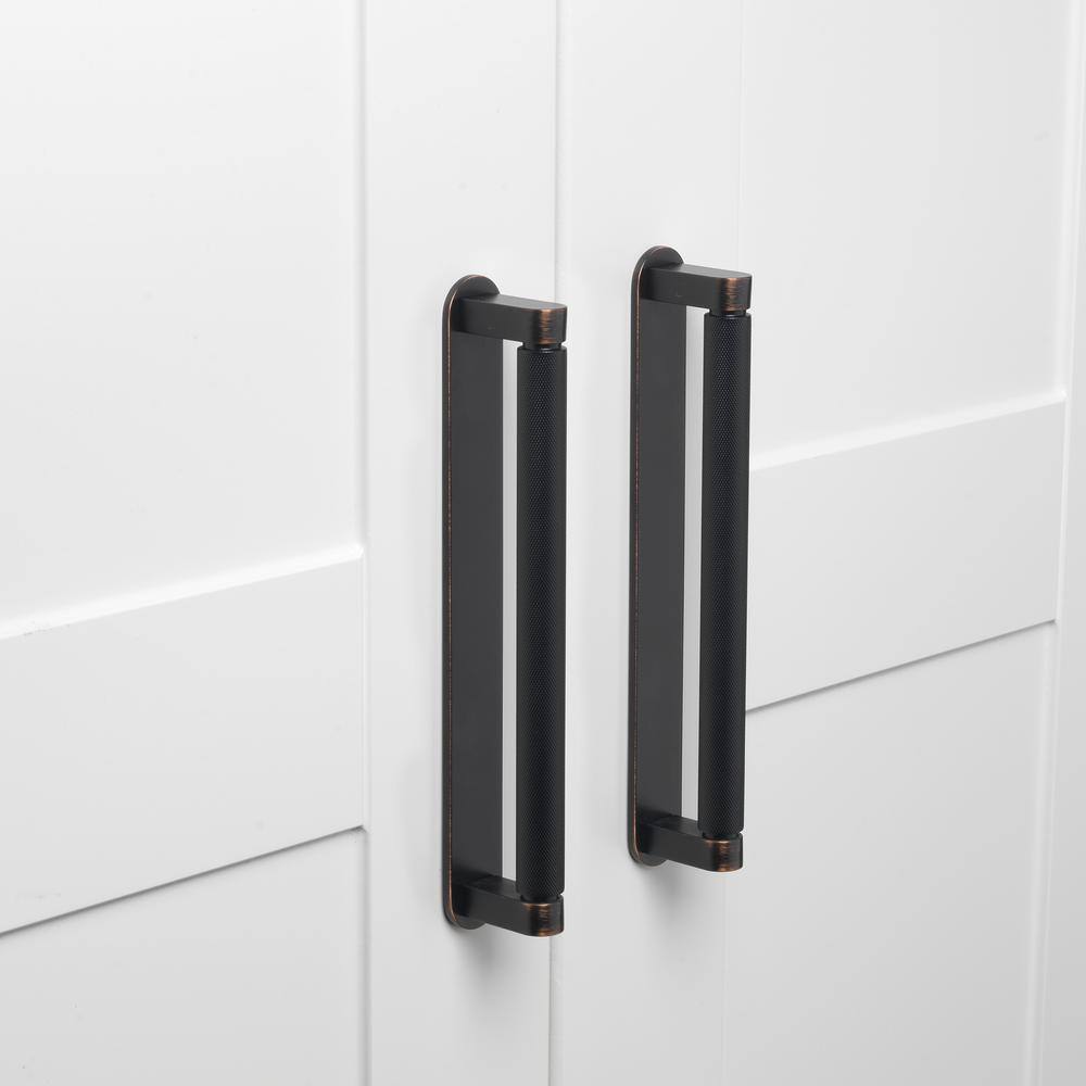 9-1/2 in. Rounded Cabinet Backplate 7-9/16 in. Center to Center, 9343-192-ORB - Hercitys