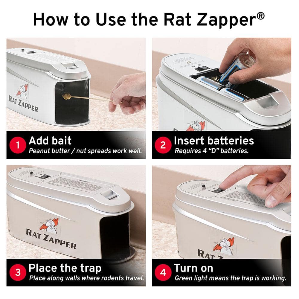 Indoor Battery-Powered Ultra Rat and Mouse Trap - Hercitys