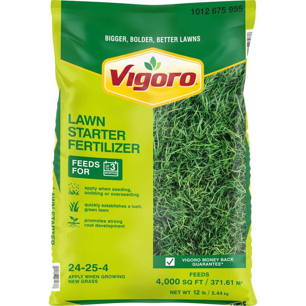 Dry Lawn Starter Fertilizer 24-25-4 4M 12 lb. - Hercitys