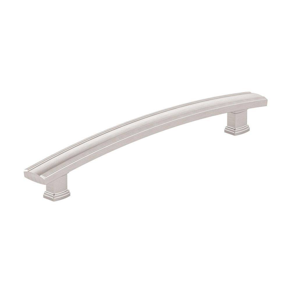 Marsala Collection 7-9/16 in. (192 mm) Classic Brushed Nickel Rectangular Cabinet Bar Pull - Hercitys