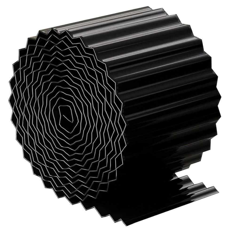 6in x 40ft Durable Corrugated Metal Edging Secure Hemmed Edge for Garden Lawn Flower Bed Yard - Hercitys