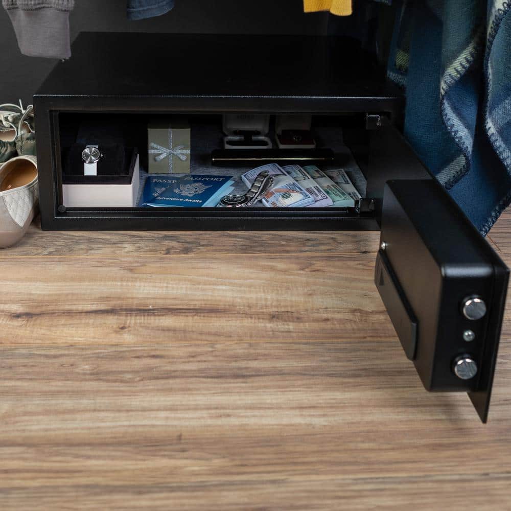 Digital Safe Box with Keypad and Keys - Hercitys