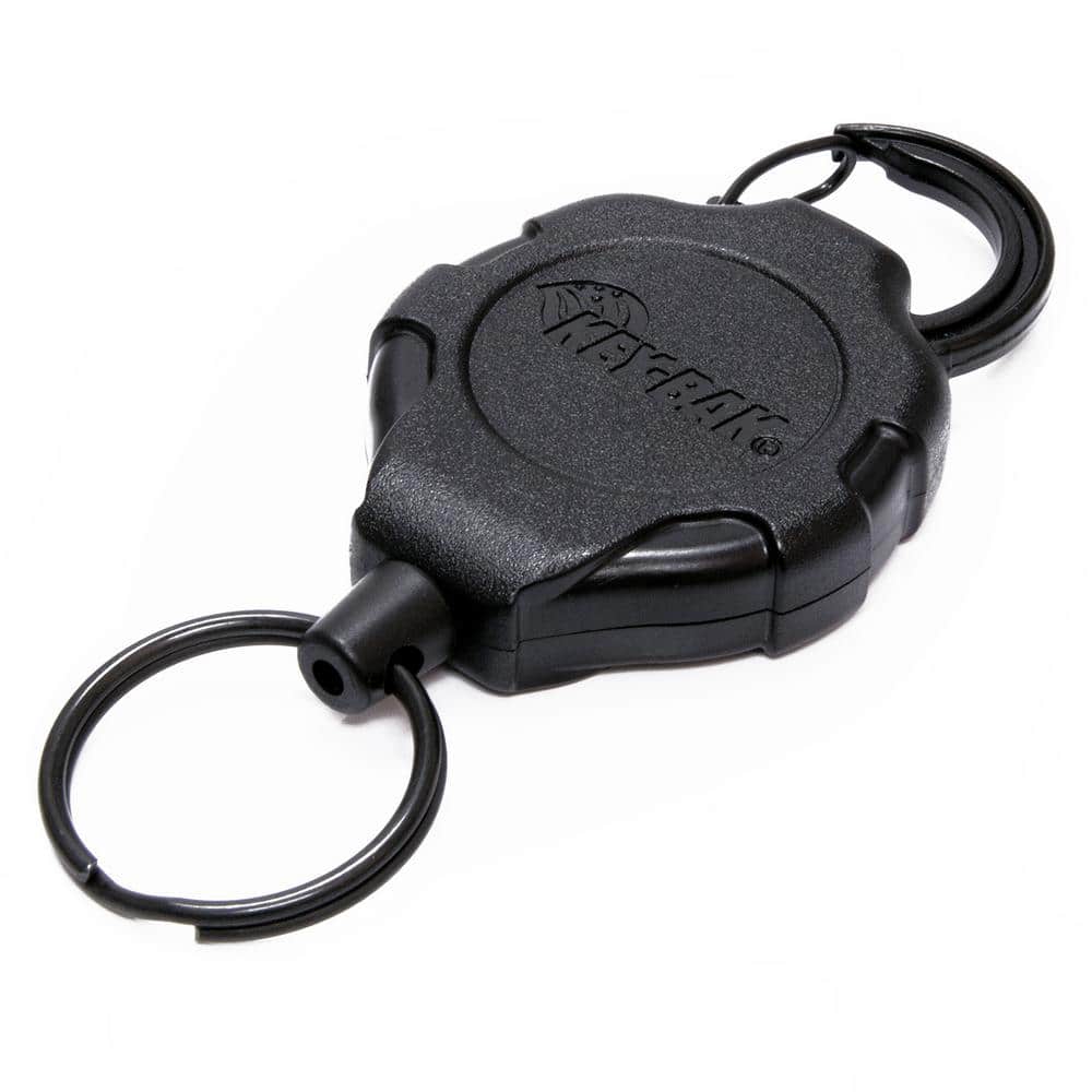 Ratch-It Retractable Ratcheting Tether with 48 in. Retractable Cord, 8 oz. Retraction, Carabiner Attachment - Hercitys
