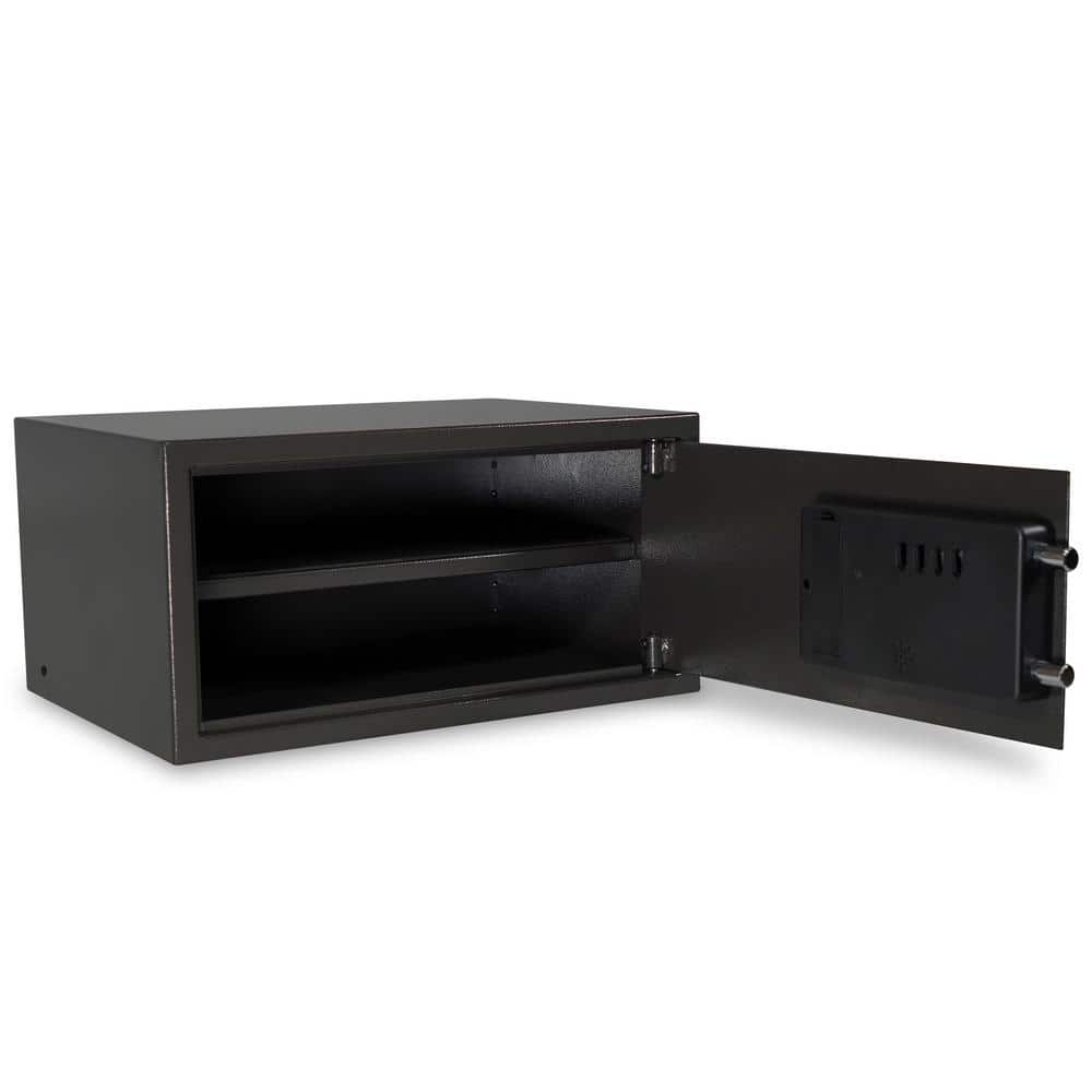 Home and Office 1.34 cu. ft. Security Vault with Electronic Lock, Dark Gray Hammertone Finish - Hercitys