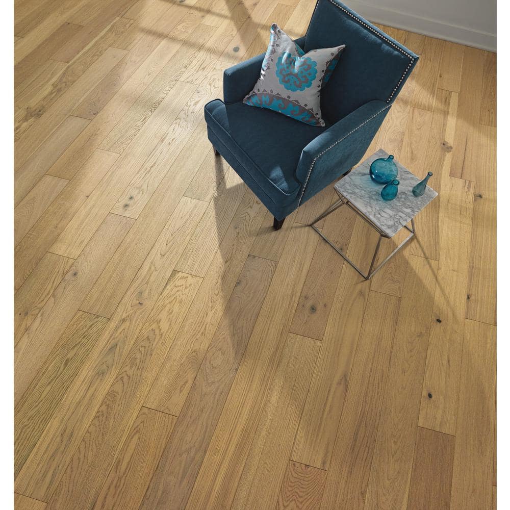 Plainview Pebble White Oak 3/8 in. T X 5 in. W Tongue and Groove Engineered Hardwood Flooring (29.53 sq.ft./case) - Hercitys