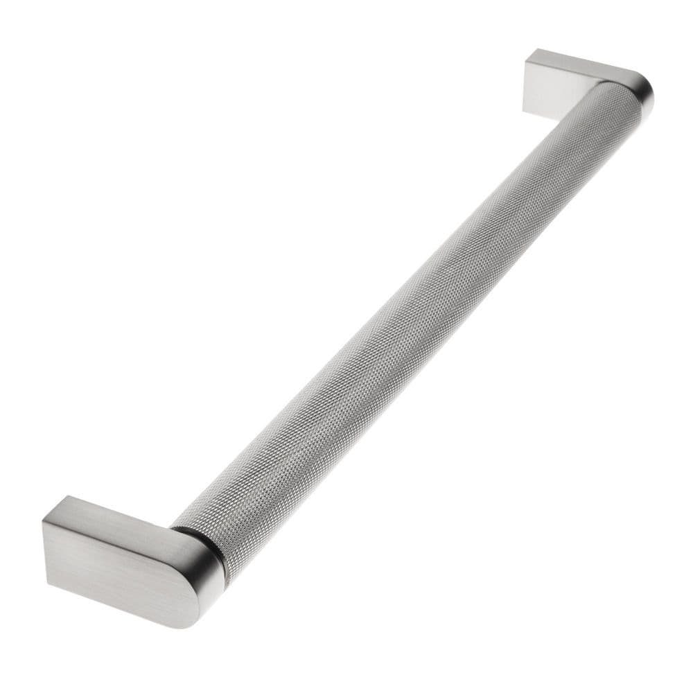 Kent Knurled 12 in. (305 mm) Center-to-Center Industrial Satin Nickel Appliance Pull - Hercitys