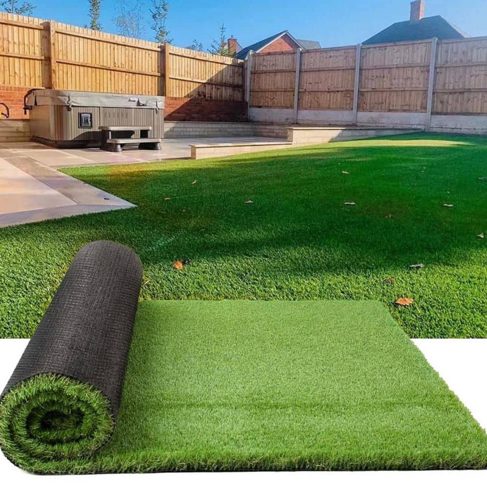 ECO Ultra Thick 5 ft. W x Cut to Length Green Artificial Grass Turf - Hercitys