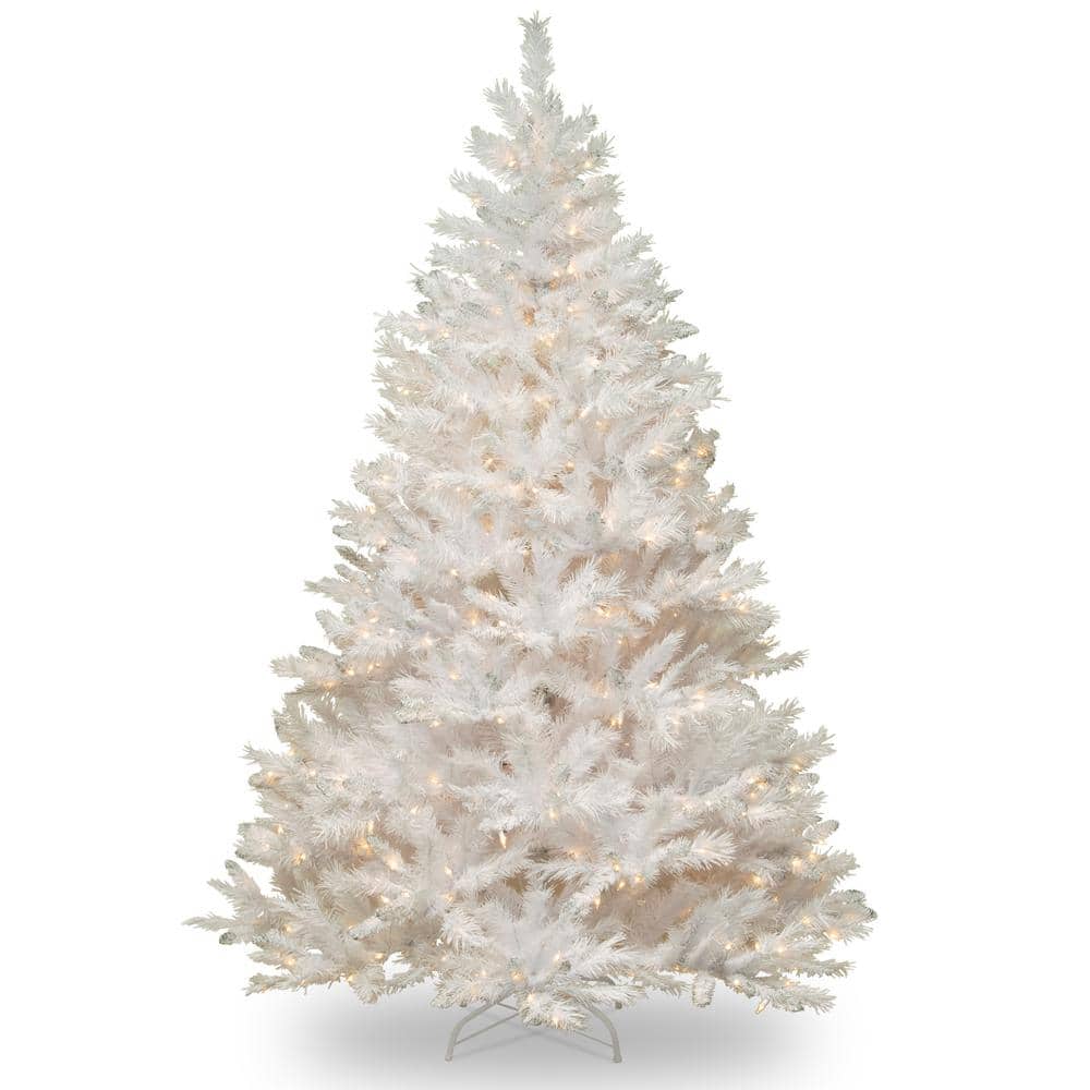 6.5 ft. Winchester White Pine Artificial Christmas Tree with Clear Lights - Hercitys
