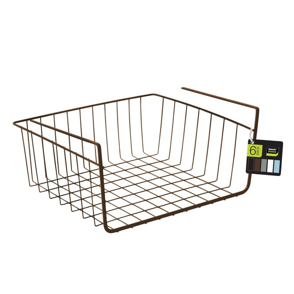 Undershelf Storage Basket Small 12 x 5.5 in. – Bronze - Hercitys