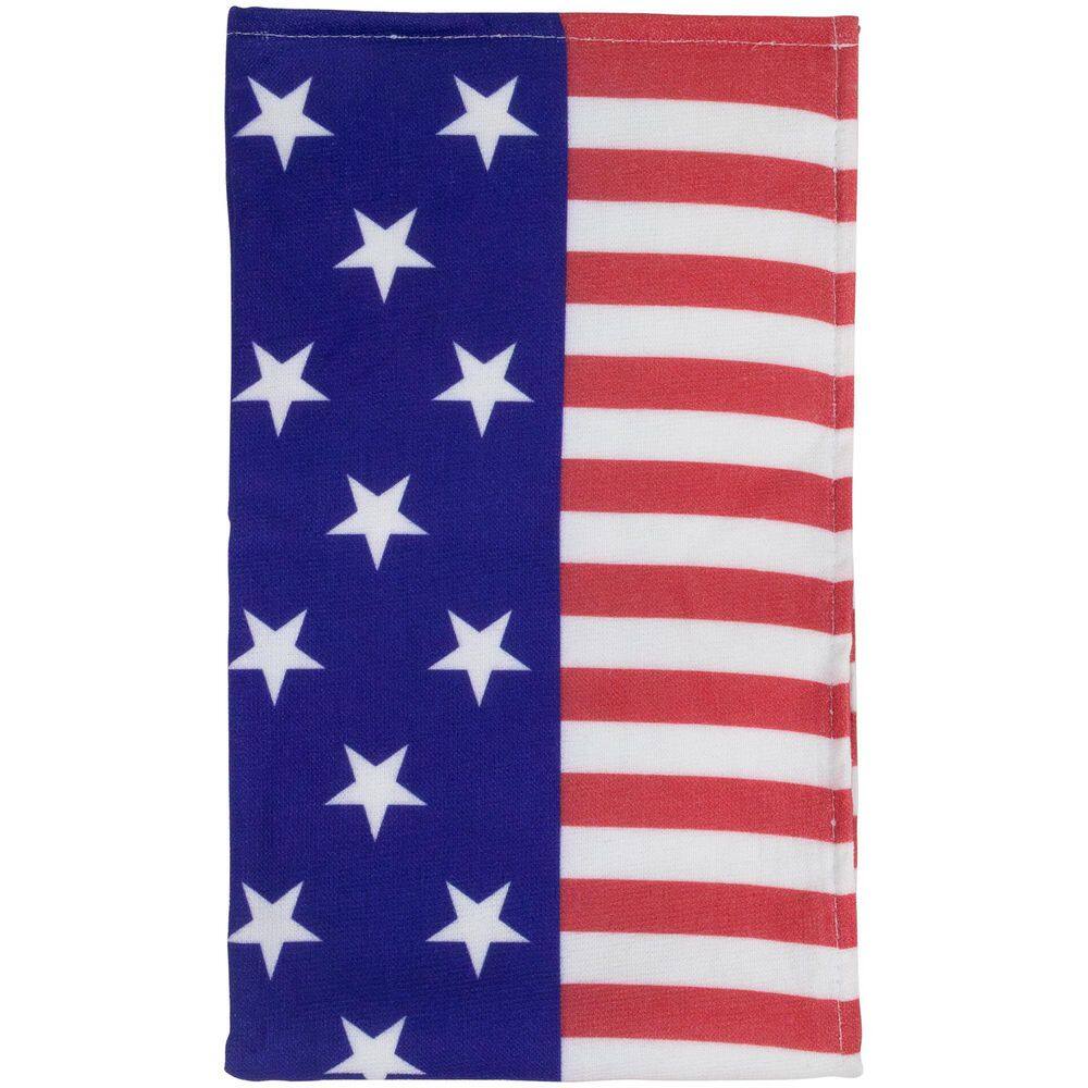 Americana Stars and Stripes Kitchen Tea Towels-26 in. Red and Blue (Set of 2) - Hercitys