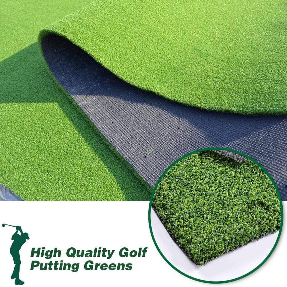 GOLF Putting Green 5 ft. x 8 ft. Green Artificial Grass Turf - Hercitys