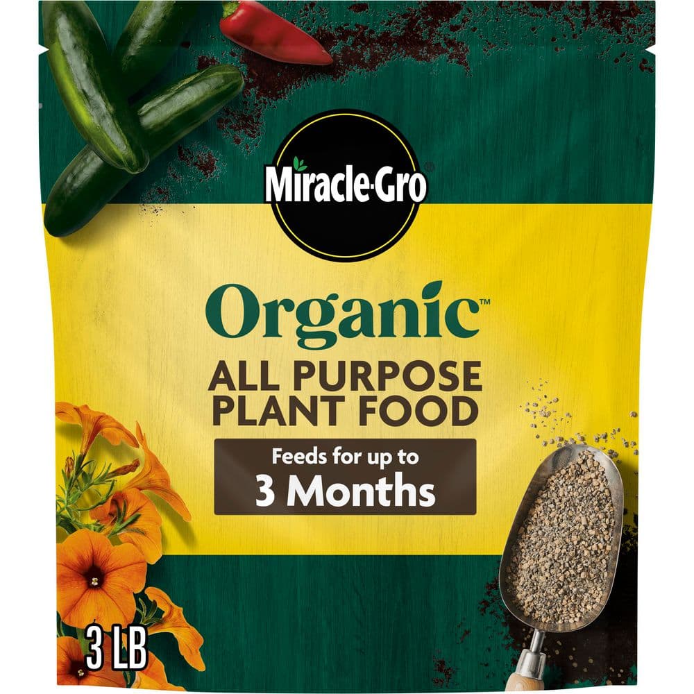 Organic All Purpose Plant Food 3 lb. For Outdoor Container and In-Ground Plants, OMRI Listed - Hercitys