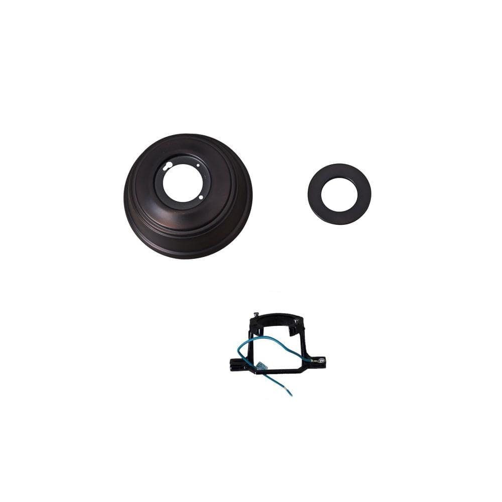 Miramar II 60 in. Oil Brushed Bronze Ceiling Fan Replacement Mounting Bracket and Canopy Set - Hercitys