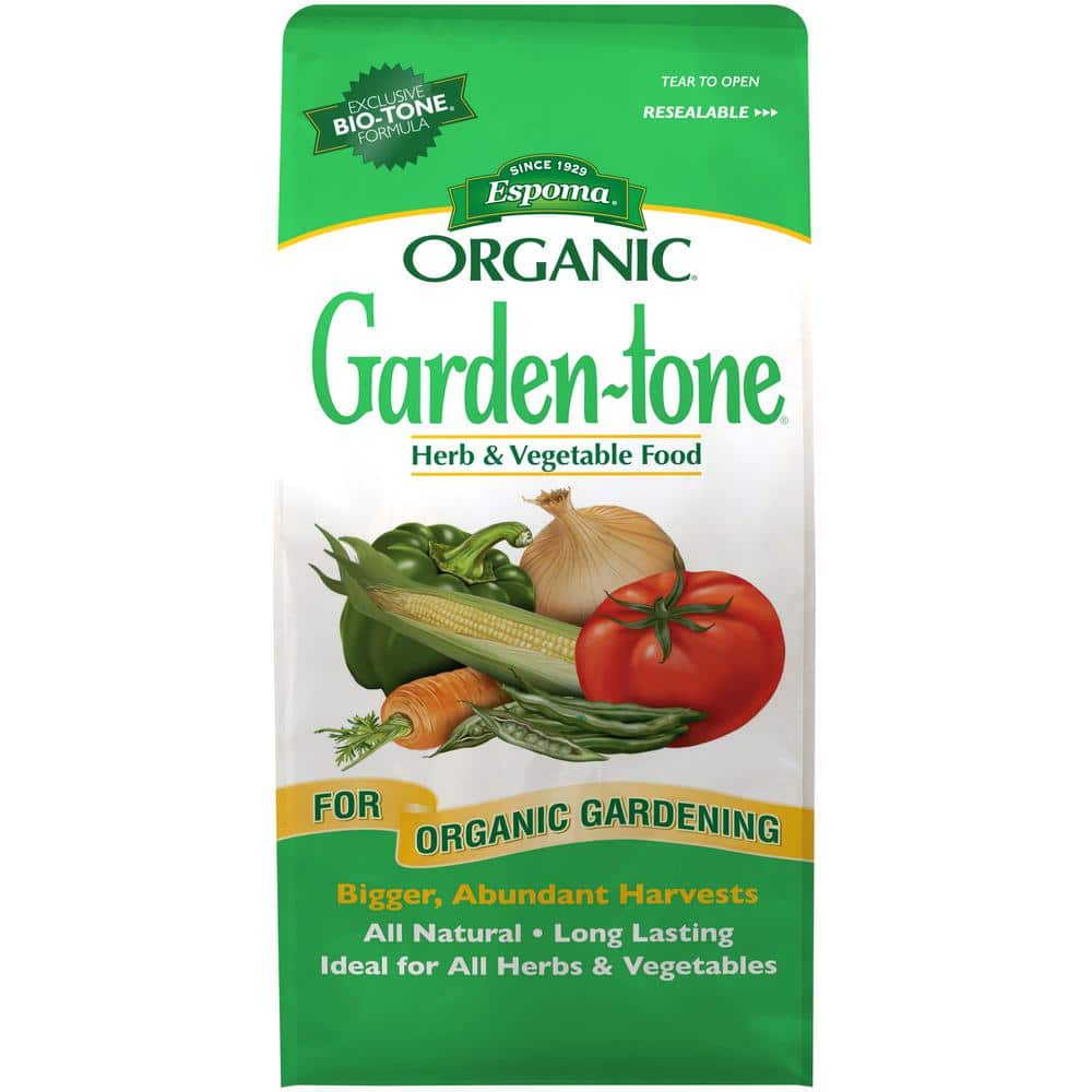 Garden Tone 8 lb. Organic Herb and Vegetable Plant Food 3-4-4 - Hercitys