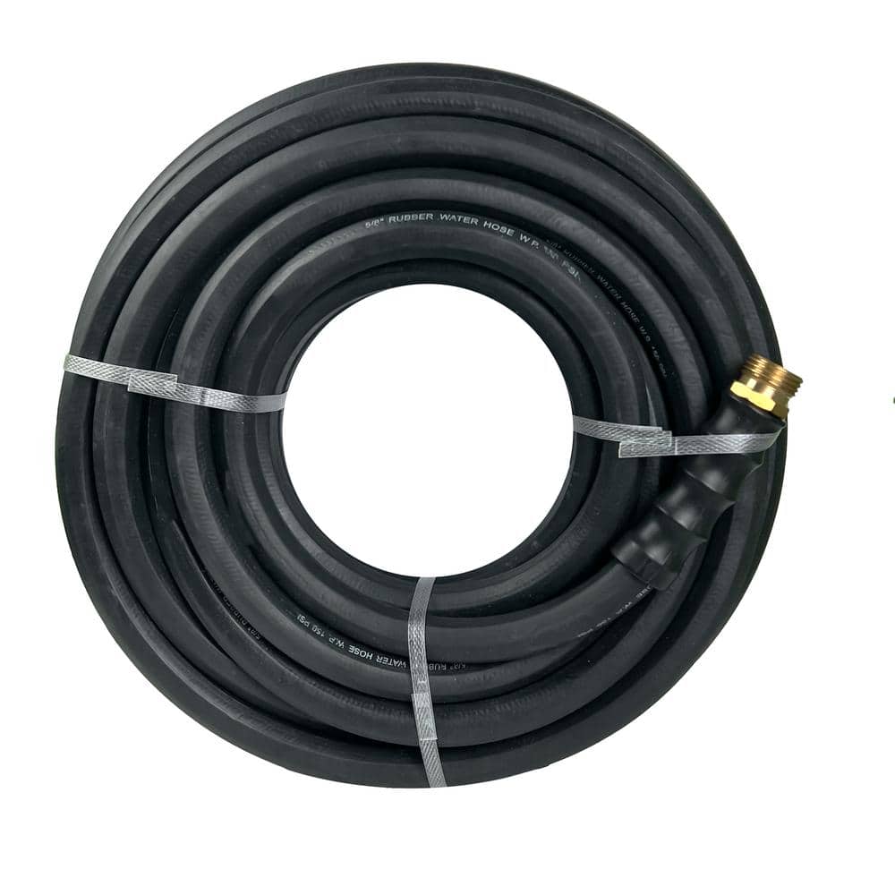 Impulse 5/8 in. x 50 ft. Commercial Grade Rubber Water Hose - Hercitys